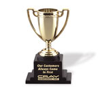 Promotional Current Specials - Always-A-Winner Trophy Cup (Gold)