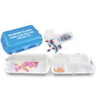 Promotional Pill Boxes - Fill, Fold and Fly Medicine Box
