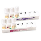 Promotional Pill Boxes - Carry Along All-Week Pill Box