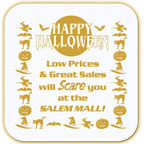 Promotional Jar Openers - Happy Halloween Jumbo Square Jar Opener