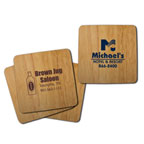 Promotional Housewares - Table Saver Bamboo Coaster