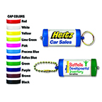 Promotional Flashlights - Pressalite LED - Long - Twin Caps