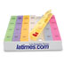 promotional Healthcare - Rainbow Jumbo 24/7 Medicine Tray Organizer