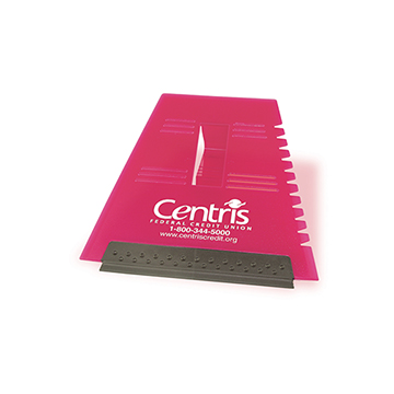 Visor-Clip Squeegee / Scraper