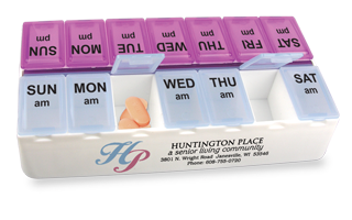 Daily Reminder 7-Day Medicine Tray