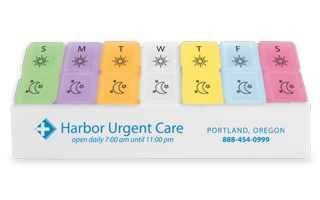 Jumbo Twice-A-Day Pill Tray