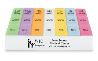 Jumbo Twice A Day Pill Tray