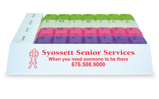 Four Weeks and Today Medicine Tray Organizer