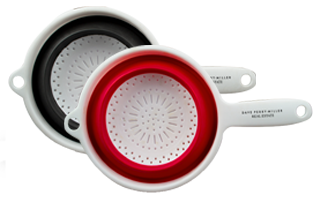 Quick Work Silicone Strainer