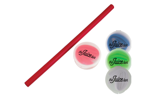 Travelers Silicone Straw with Round Case