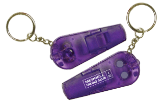 LED Whistle Keychain