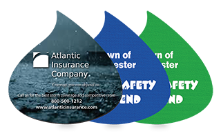 Water Drop or Flame Vinyl Jar Opener